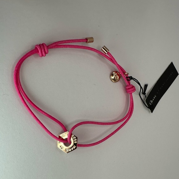 Marc by Marc Jacobs Pink Bolt Stretch Friendship Bracelet NWT - Picture 10 of 11